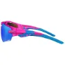 Sh+ Rg 5000 Wx Solbriller, Pink matt / blue, Revo Laser Blue/CAT3