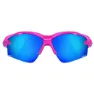 Sh+ Rg 5000 Wx Solbriller, Pink matt / blue, Revo Laser Blue/CAT3