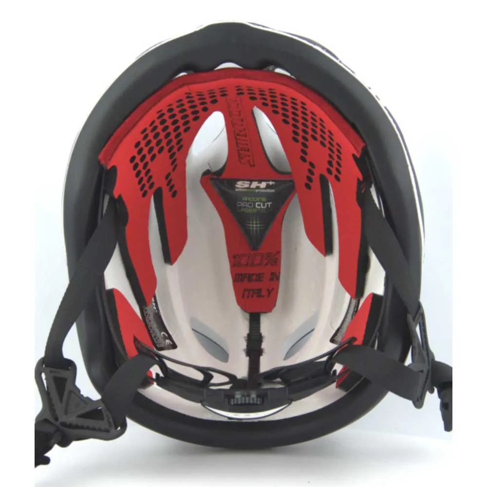 Sh+ Shirocco S-tech Hjelm, Black / white matt Sh+ Shirocco S-tech Hjelm, Black / white matt