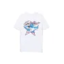 Shark Attack Classic Logo Kortarmet T-skjorte male