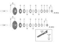 Shimano 1.0 mm Avstandsstykke