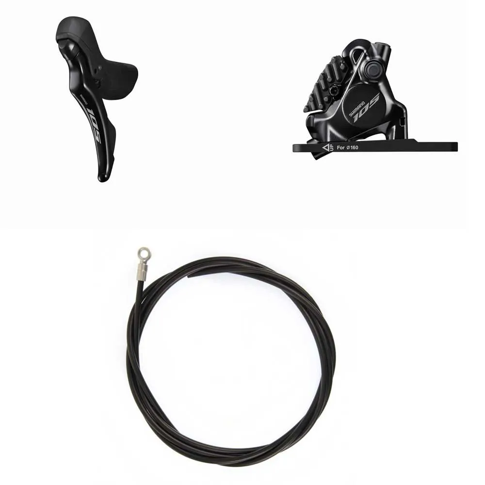 Shimano 105 St-r7120+br-7170 Forbrems Refurbished, Black, One Size