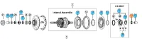 Shimano 6L Venstre Låseskive Shimano 6L Venstre Låseskive