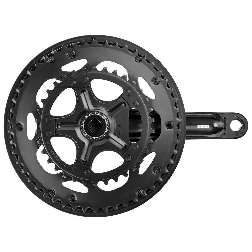 Shimano A070 Kranksett, Black, 170mm, 50-34t Shimano A070 Kranksett, Black, 170mm, 50-34t