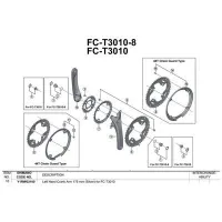 Shimano Acera T3010 Venstre Krankarm Shimano Acera T3010 Venstre Krankarm