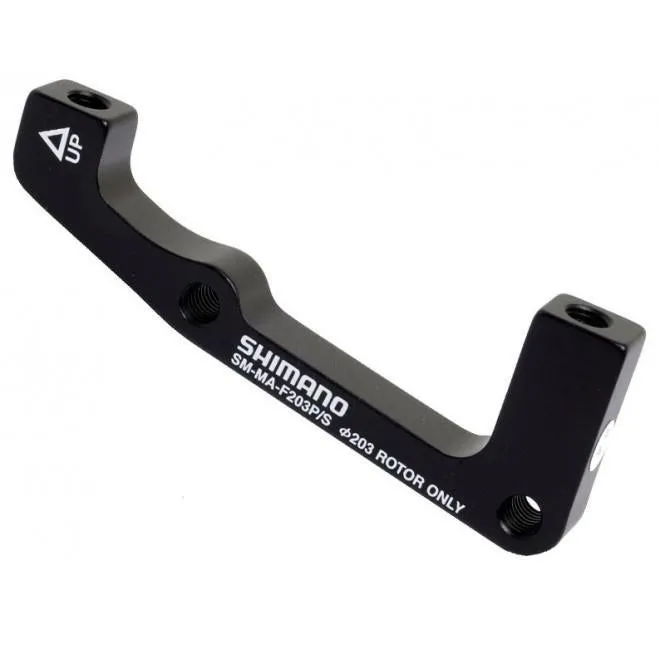 Shimano Adapter front 203mm Gaffel=IS, Kaliper=PM