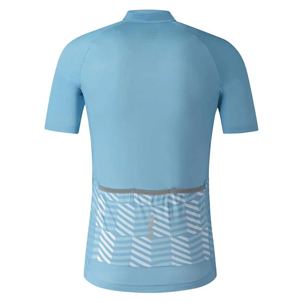 Shimano Aerolite Kort Ermet Trøye, Aqua blue, S