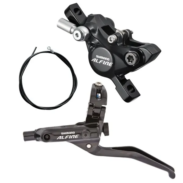 Shimano Alfine S700 Skivebremsesett for, Svart