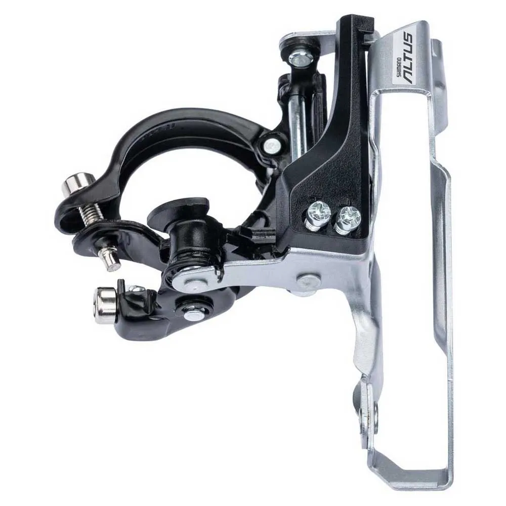 Shimano Altus Fd-m370 Forgire, Black / silver, 3/9s