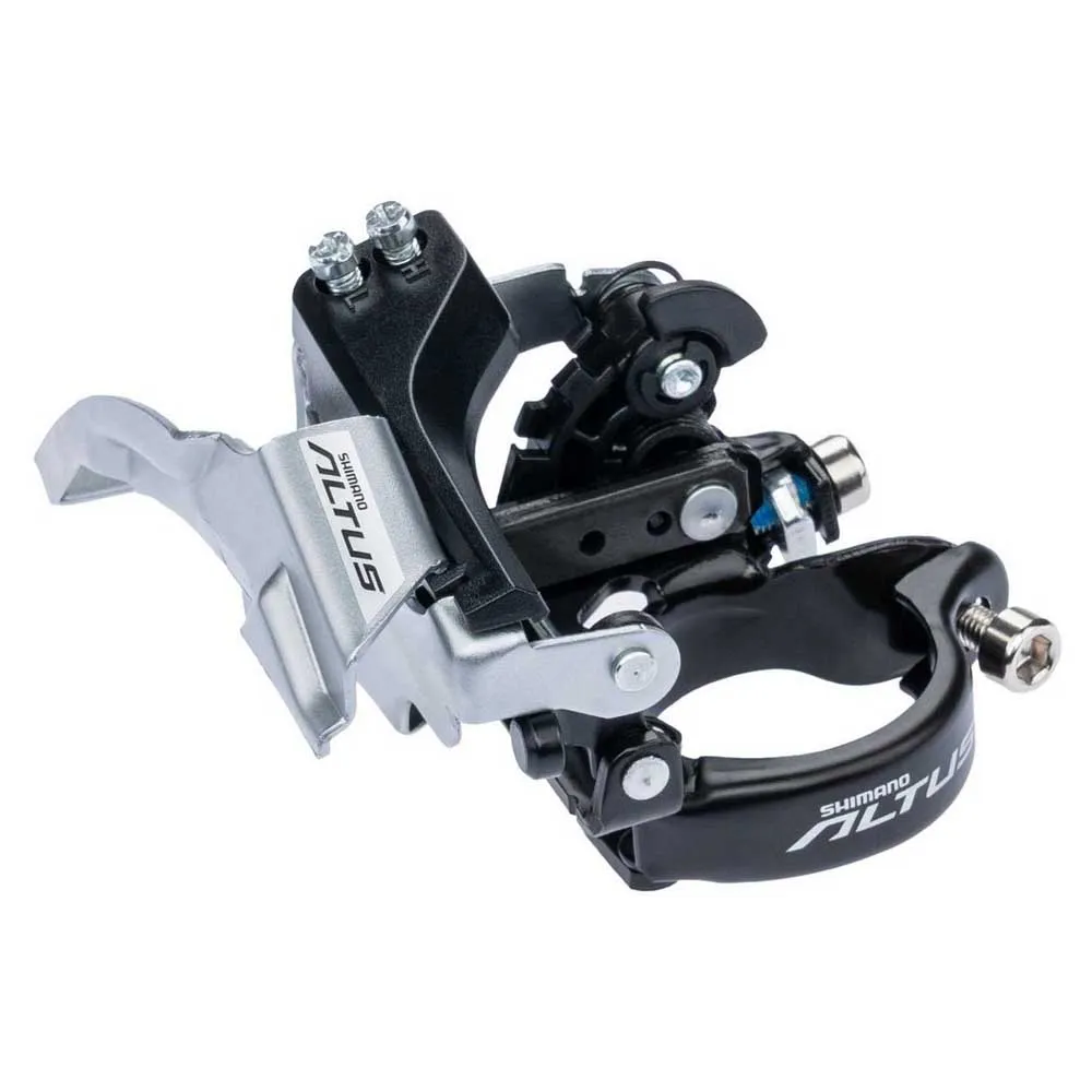 Shimano Altus Fd-m370 Forgire, Black / silver, 3/9s
