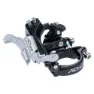 Shimano Altus Fd-m370 Forgire, Black / silver, 3/9s