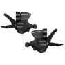 Shimano Altus SL-M318 M/Display 3 x 8-delt Girspaker, Black, 3 x 8s