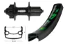 Shimano Bakhjul Svart Deore 8/9 speed kasett disk, Silver, 9 x 135mm, Shimano/Sram HG