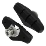 Shimano Br-4600/br-4500/br-3500/br-3400/br-2400/br-r451/br-r450 Komplette Felgbremseklosser, Black / silver, One Size