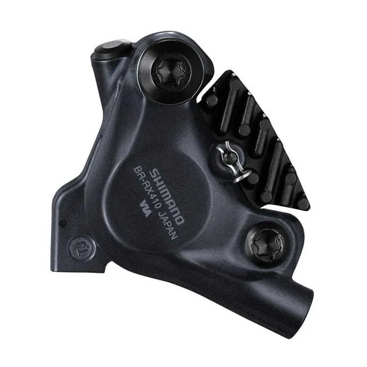 Shimano Br-rx410-r 2-p Grx Flat Mount Bakre Skivebremsekaliper, Black, One Size
