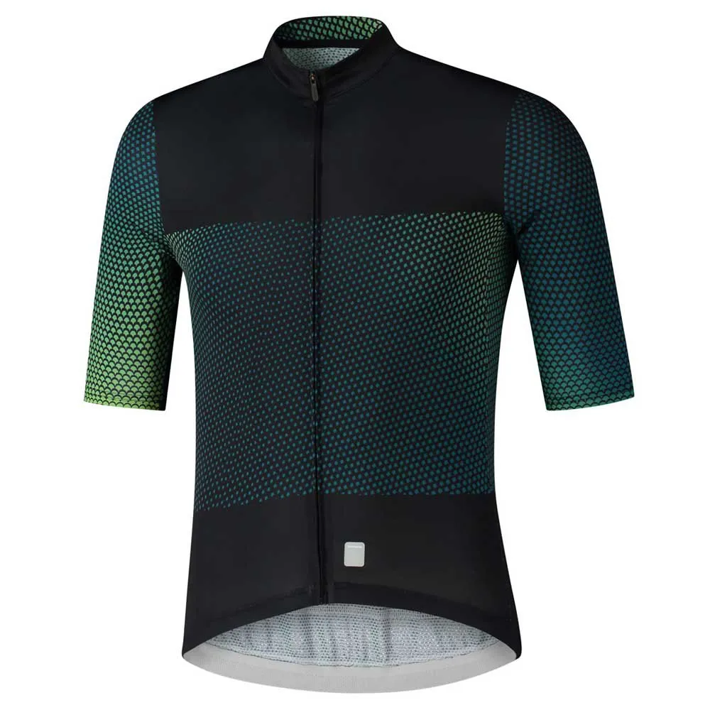 Shimano Breakaway Kort Ermet Trøye, Green, M