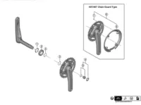 Shimano CUES FC-U6000 Crank Arm Fixing Bolt Shimano CUES FC-U6000 Crank Arm Fixing Bolt