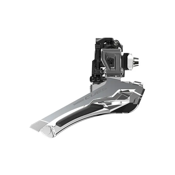 Shimano Cues Fd-u6030 9-10s Brazed-on Forgire, Black / silver, 2 x 9-10s Shimano Cues Fd-u6030 9-10s Brazed-on Forgire, Black / silver, 2 x 9-10s