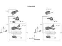 Shimano Deore gearvelger enhet høyre til skiftegrep modell SL-M5130 R10 R.H. Shimano Deore gearvelger enhet høyre til skiftegrep modell SL-M5130 R10 R.H.