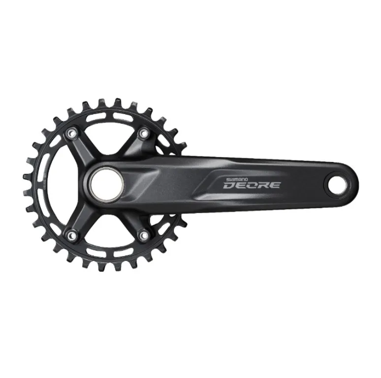 Shimano Deore M5100 Single Kranksett, Black, 175mm, 30t Shimano Deore M5100 Single Kranksett, Black, 175mm, 30t