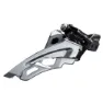 Shimano Deore Side Swing Fd-m617lx6 66-69° Low-c Forgire, Black / silver, 2 x 10s