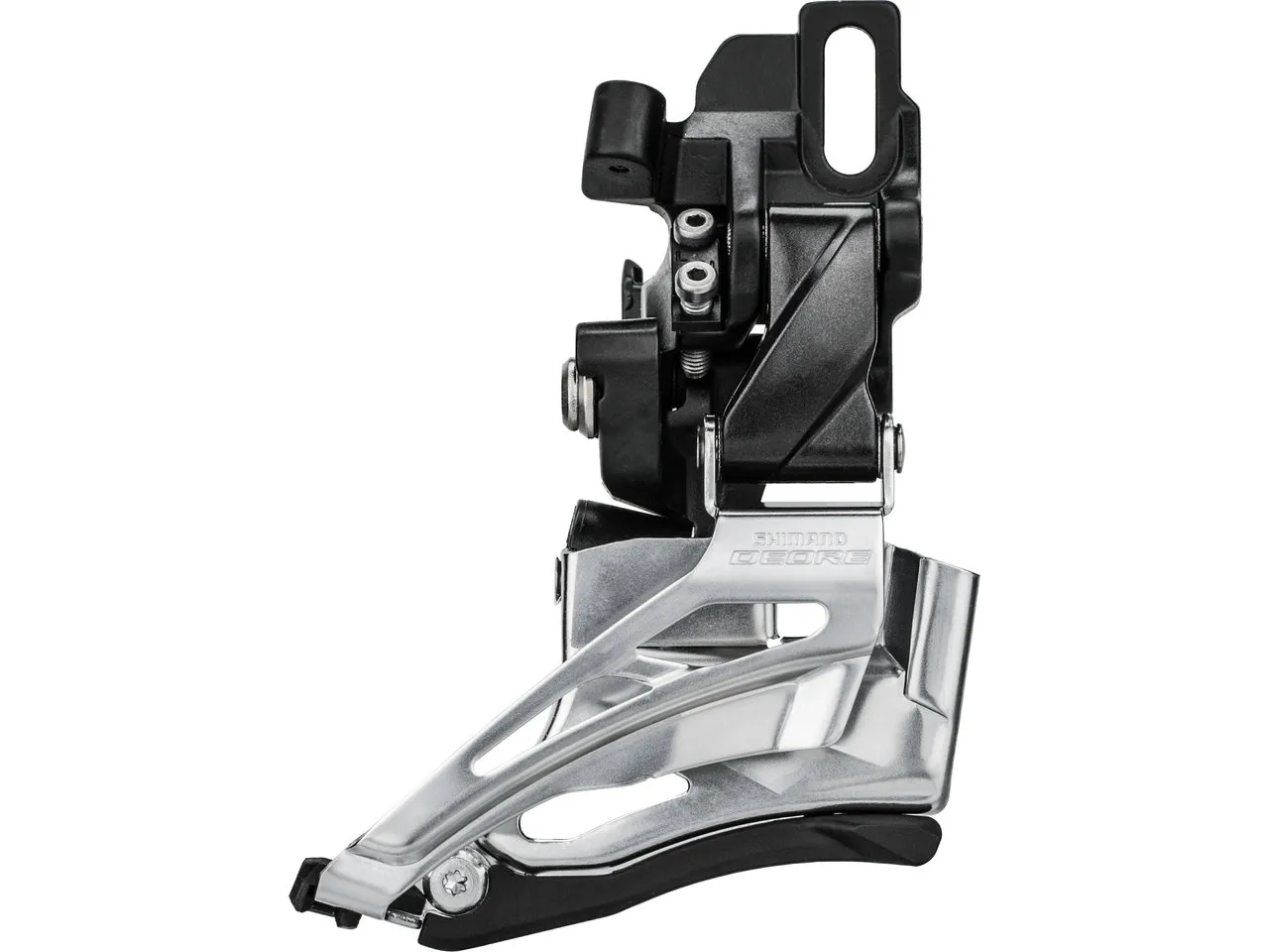 Shimano Deore Umwerfer FD-M6020 / FD-M6025 2-/10-fach, Black / silver, 2 x 10s