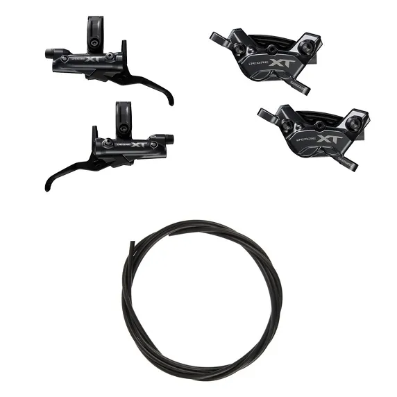 Shimano Deore XT Bremsesett Upgrade Kit, Black, One Size