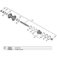 Shimano Deore Xt Fh-m8130 Bakre Navaksel
