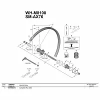 Shimano Deore Xt Wh-m8100 Bakre Navaksel Shimano Deore Xt Wh-m8100 Bakre Navaksel
