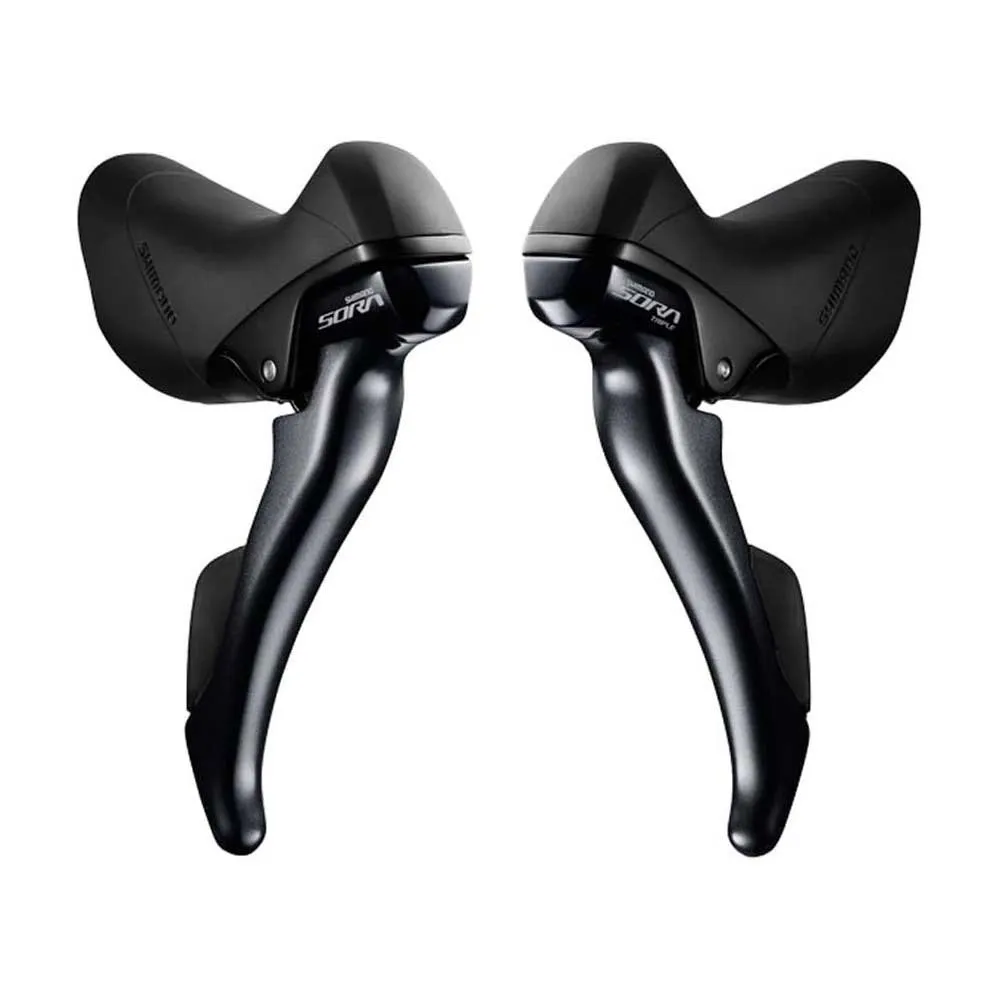 Shimano Dual Control Lever (3x9-speed) Sora Eu Bremsehendel Med Girskifter Refurbished, Black, 3 x 9s