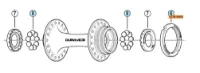 Shimano Dura-Ace Bane Låsering Shimano Dura-Ace Bane Låsering