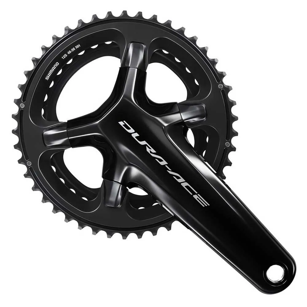 Shimano Dura Ace Fc-r9200 2x12s Kranksett, Black, 165mm, 46-36t Shimano Dura Ace Fc-r9200 2x12s Kranksett, Black, 165mm, 46-36t