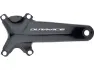 Shimano Dura-Ace Powermeter Kurbel FC-R9100-P Hollowtech II ohne Kettenblätter, Black, 175mm