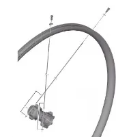 Shimano Eiker M8000 29"Bakhjul 300 Shimano Eiker M8000 29"Bakhjul 300