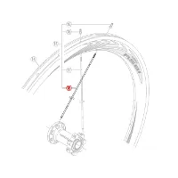 Shimano Eiker Til Shimano WH-RS81 C50 264,5mm Shimano Eiker Til Shimano WH-RS81 C50 264,5mm