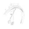 Shimano Eiker Til Shimano WH-RS81 C50 264,5mm, Svart