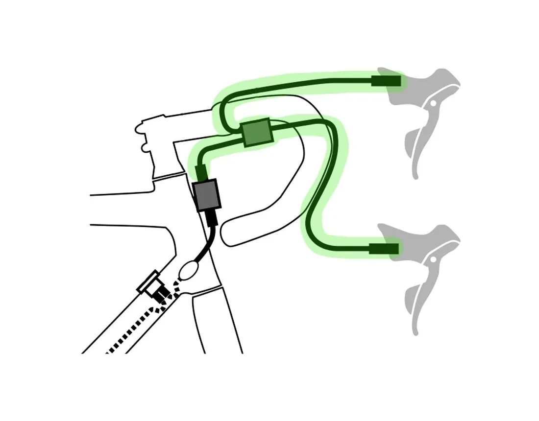 Shimano EW-JC130 Di2 Y-Split Kabel Shimano EW-JC130 Di2 Y-Split Kabel