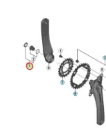 Shimano FC-M4000 Krankarm Skruer
