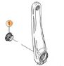 Shimano FC-M582 Krankarm Skrue