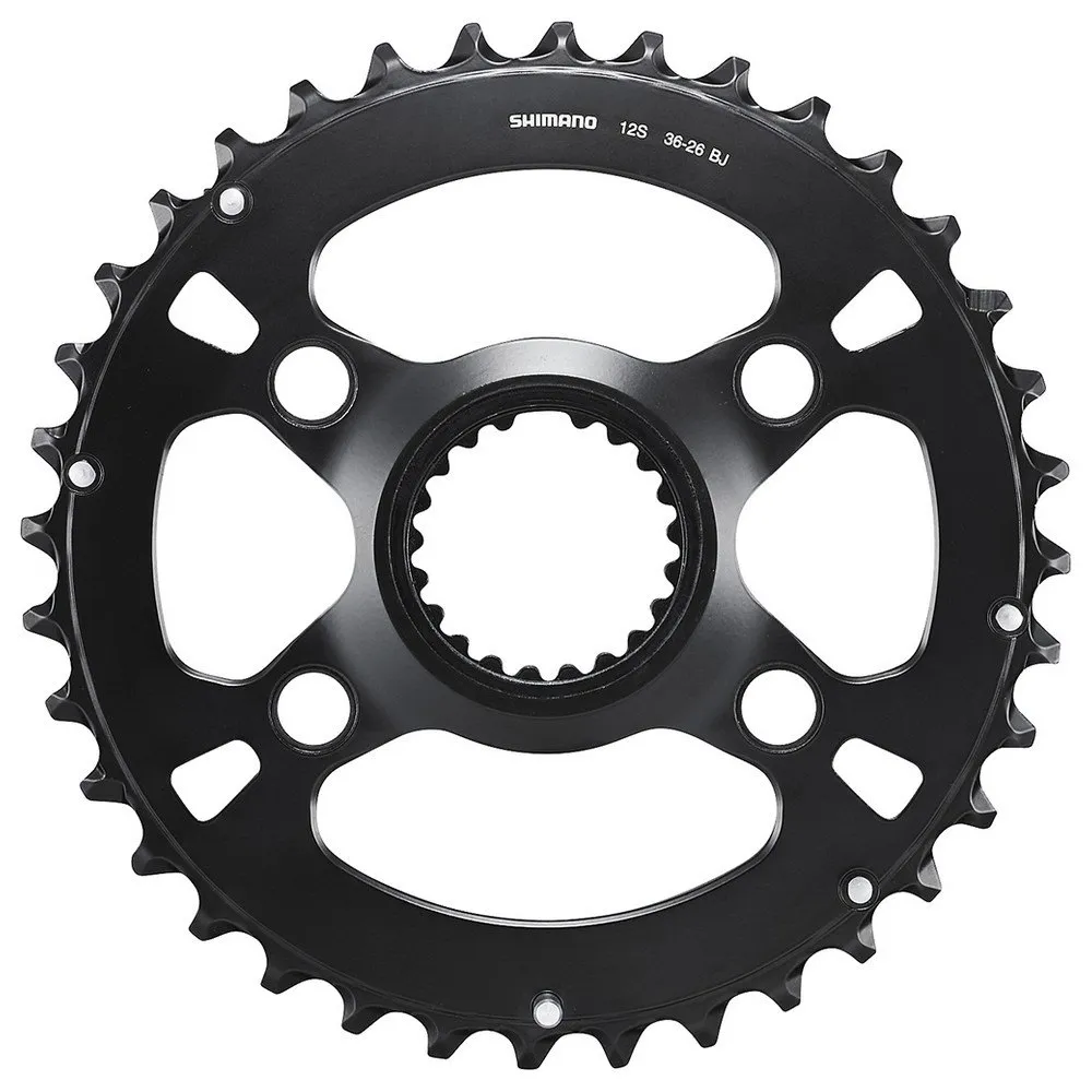 Shimano FC-MT610-2 36T Krankdrev, Black, 36t