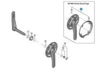 Shimano FC-U4010 Kjedebeskytter m/Skruer Shimano FC-U4010 Kjedebeskytter m/Skruer