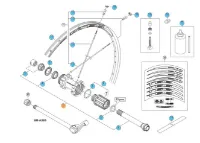 Shimano FH-M648 Zee Akslingsett