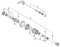 Shimano FH-M770 Avstandsstykke Shimano FH-M770 Avstandsstykke