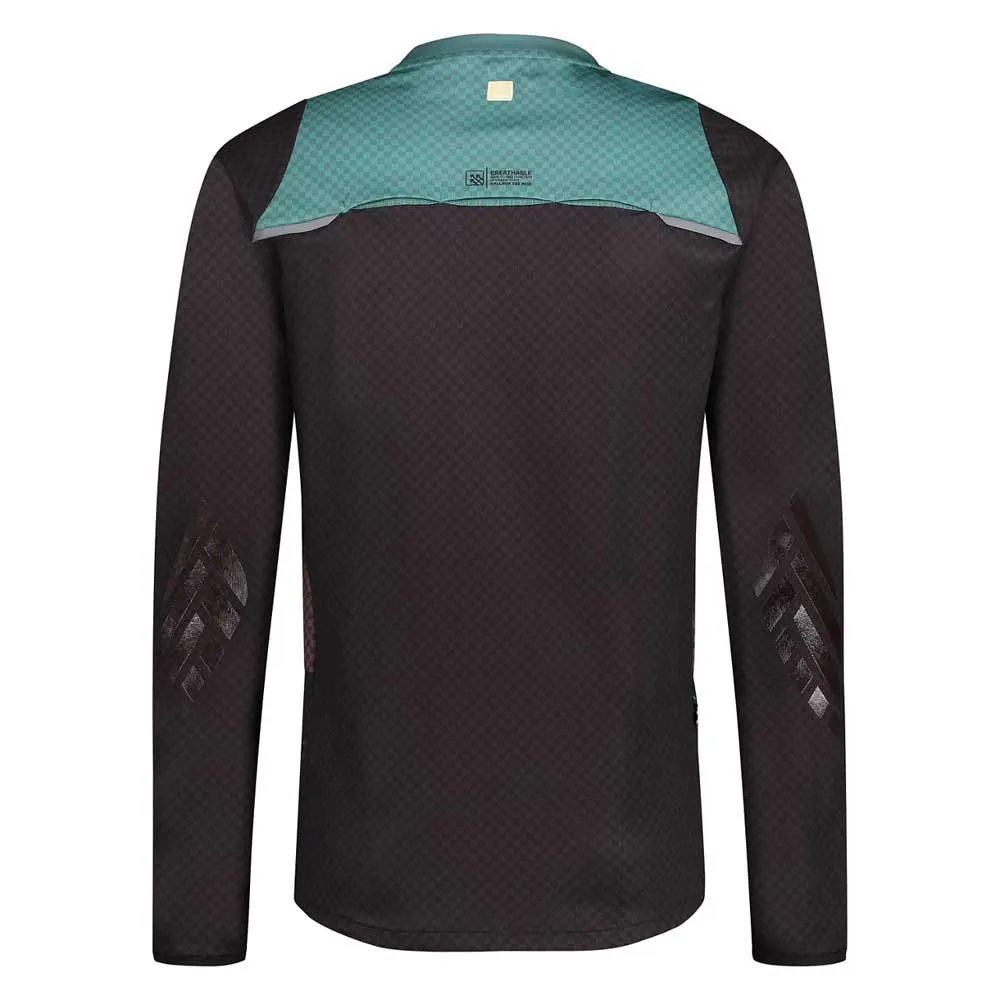 Shimano Fujimi Langermet Trøye, Black / green