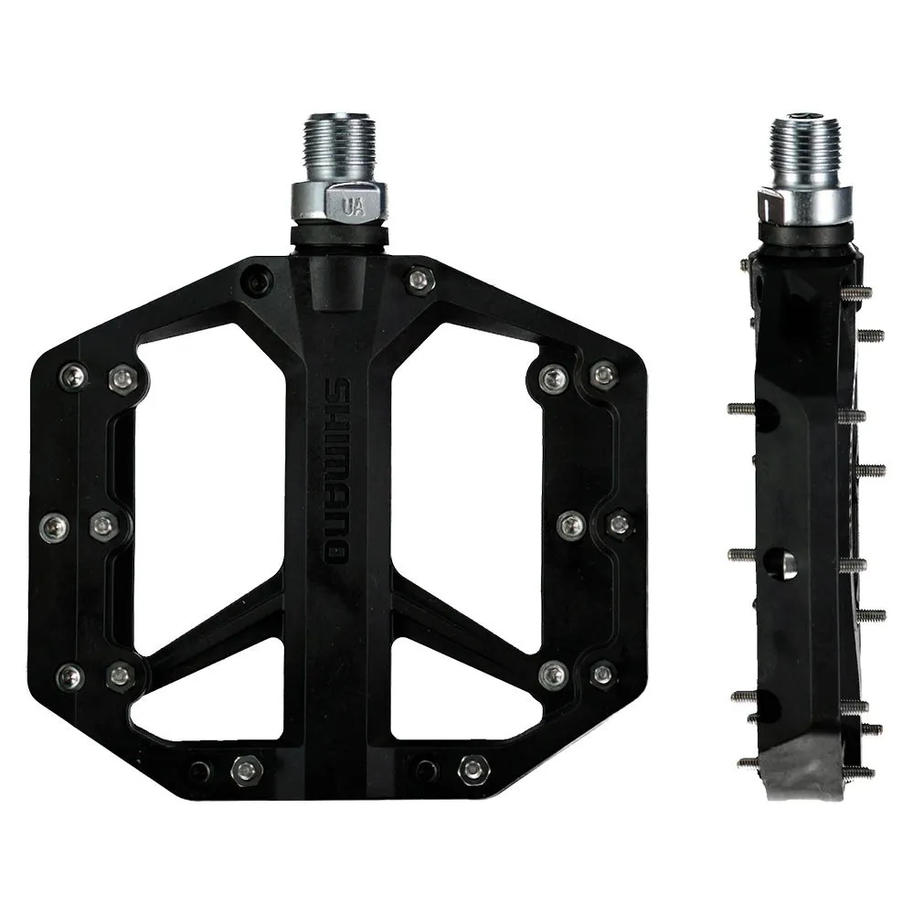 Shimano Gr400 Flat Sykkelpedaler, Black, One Size