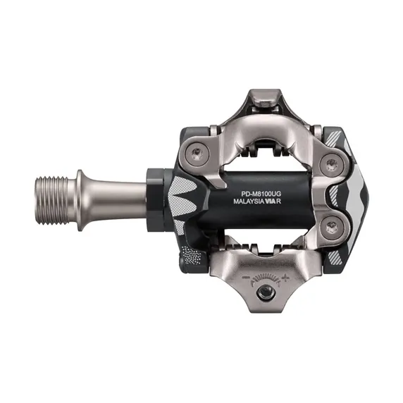 Shimano GRX M8100-UG Pedaler, Black / grey, One Size Shimano GRX M8100-UG Pedaler, Black / grey, One Size