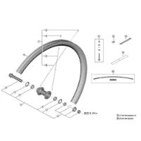 Shimano Grx Rx880-tl-f12 Forhjulsaksel