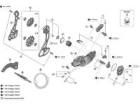 Shimano GRX ytterplate til bakskifter modell RD-RX82