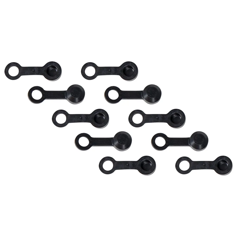 Shimano Gummihette Til Luftenippel For Skivebremskaliper (sett) 10 Enheter, Black, One Size