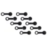 Shimano Gummihette Til Luftenippel For Skivebremskaliper (sett) 10 Enheter, Black, One Size